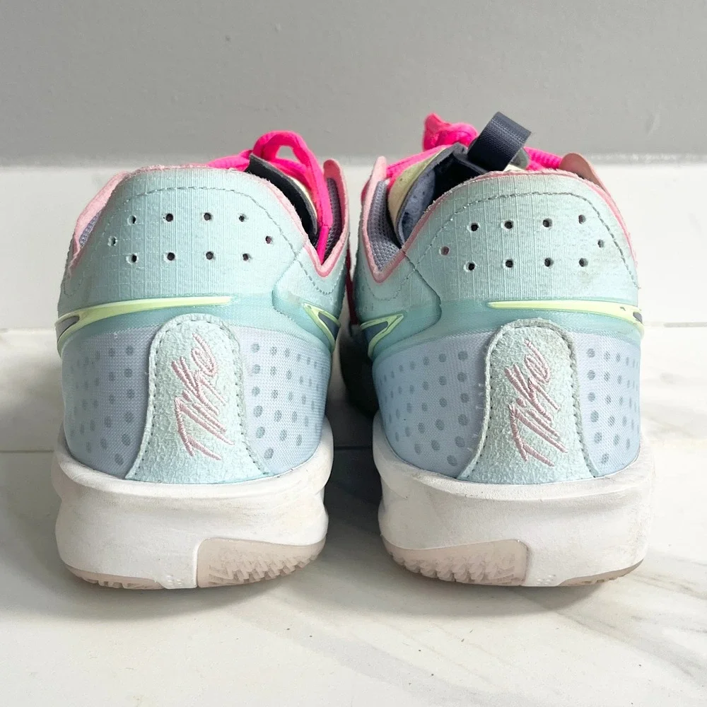 Nike Air Zoom GT Cut 3 Mens 9.5 Glacier Blue Basketball Shoes Sneaker DV2913-401